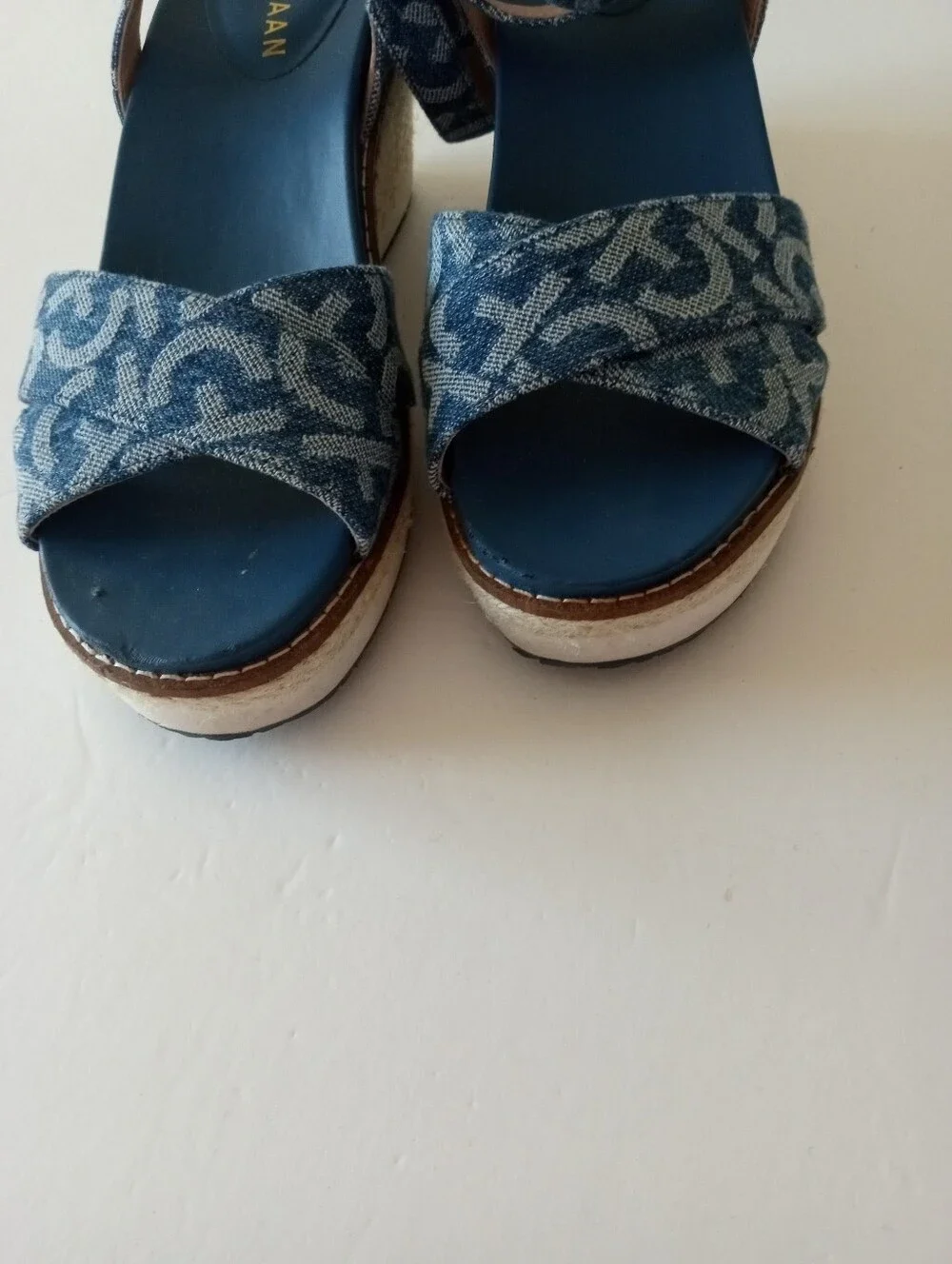 COLE HAAN Cloudfeel Espadrille Wedge Sandals | 6B